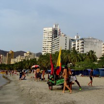 Beach El Rodadero of Santa Marta